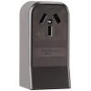 Pass & Seymour 50 Amp 125/250 Volt 3-Pole 3-Wire Non-Grounding Surface Mount Range Single Outlet Receptacle, Black by Legrand -Legrand Sales black legrand electrical outlets receptacles 385cc6 64 1000