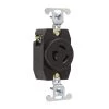 Pass & Seymour Turnlok 15 Amp 277-Volt NEMA L7-15R Locking Receptacle by Legrand -Legrand Sales black legrand electrical outlets receptacles 4760 64 1000