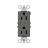 Radiant 15 Amp 125-Volt Tamper Resistant Residential Decorator Duplex Outlet, Black by Legrand 2 Radiant 15 Amp 125-Volt Tamper Resistant Residential Decorator Duplex Outlet, Black by Legrand -Legrand Sales black legrand electrical outlets receptacles 885trbkcc8 64 1000