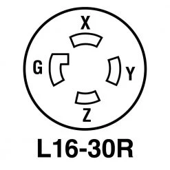 Pass & Seymour Turnlok 30 Amp 480-Volt NEMA L16-30R Locking Receptacle by Legrand 9 Pass & Seymour Turnlok 30 Amp 480-Volt NEMA L16-30R Locking Receptacle by Legrand -Legrand Sales black legrand electrical outlets receptacles l1630r c3 1000