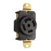Pass & Seymour Turnlok 30 Amp 120/208-Volt NEMA L21-30R Locking Receptacle by Legrand -Legrand Sales black legrand electrical outlets receptacles l2130r 64 1000