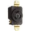 Pass & Seymour Turnlok 20 Amp 277-Volt NEMA L7-20R Locking Receptacle by Legrand -Legrand Sales black legrand electrical outlets receptacles l720r 64 1000