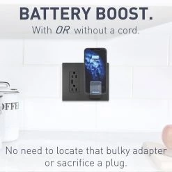 Radiant 15 Amp 125-Volt Decorator Duplex Outlet Tamper Resistant USB Wireless Charger with Wall Plate USB, Black by Legrand -Legrand Sales black legrand electrical outlets receptacles rwc826usbbkccv2 4f 1000