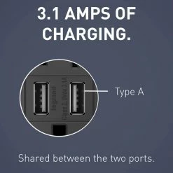 Radiant 15 Amp 125 Volt Duplex Outlet with 3.1 Amp USB, Black by Legrand -Legrand Sales black legrand electrical outlets receptacles tm826usbbkccv4 44 1000