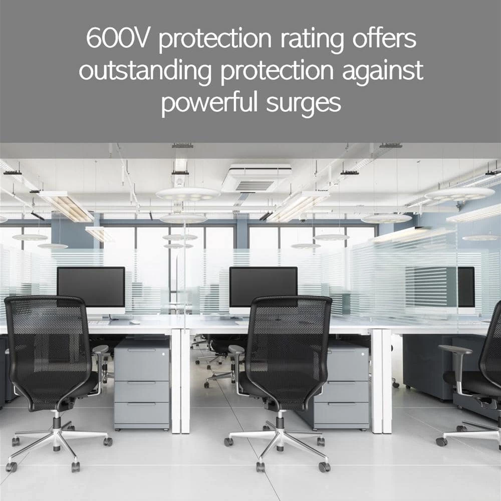 Wiremold Perma Power 8-Outlet 15 Amp Rackmount Computer Grade Surge Strip with Lighted On/Off Switch, 15 ft. Cord by Legrand 6 Wiremold Perma Power 8-Outlet 15 Amp Rackmount Computer Grade Surge Strip with Lighted On/Off Switch, 15 ft. Cord by Legrand - Image 4