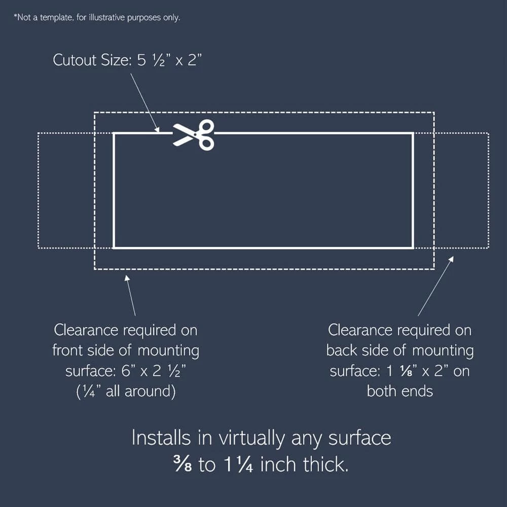 6 ft. Cord 15 Amp 3-Outlet Radiant Furniture Power Strip, Black by Legrand 8 6 ft. Cord 15 Amp 3-Outlet Radiant Furniture Power Strip, Black by Legrand - Image 6