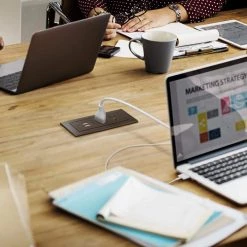 6 ft. Cord 15 Amp 2-Outlet and 2 Type A USB Radiant Furniture Power Strip in Black by Legrand -Legrand Sales black legrand power strips rdzbk 1d 1000