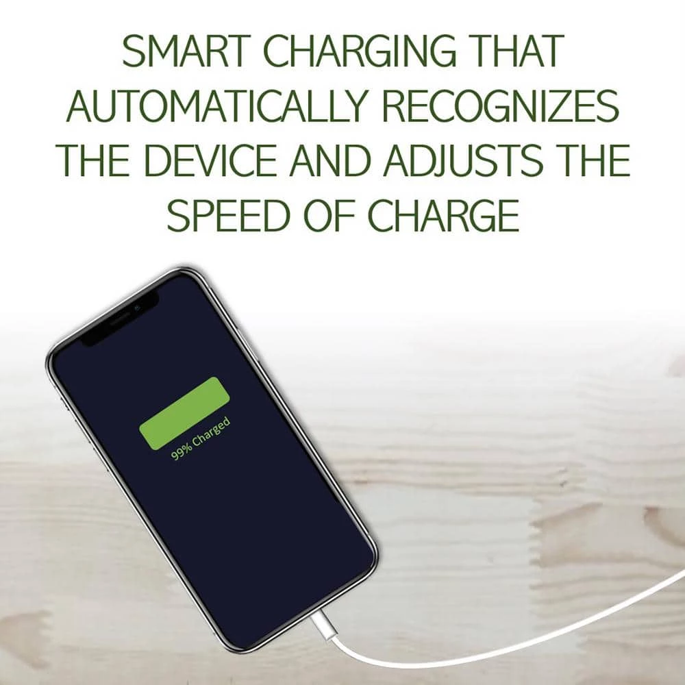 Wiremold 3-Outlet Desktop Power Strip Center Kit with USB A, 6 ft. Cord, Black by Legrand 8 Wiremold 3-Outlet Desktop Power Strip Center Kit with USB A, 6 ft. Cord, Black by Legrand - Image 6