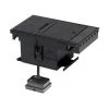 Wiremold 2-Gang Black Outdoor Weatherproof Ground Box Assembly, 20 Amp Duplex Receptacles by Legrand -Legrand Sales black legrand weatherproof boxes xb814c520bk 64 1000