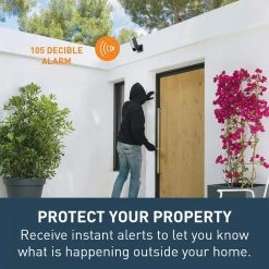 Netatmo Smart Home 1080P No Subscription Outdoor Weatherproof Security Camera with Siren by Legrand -Legrand Sales black legrand wired security cameras nocsus c3 1000