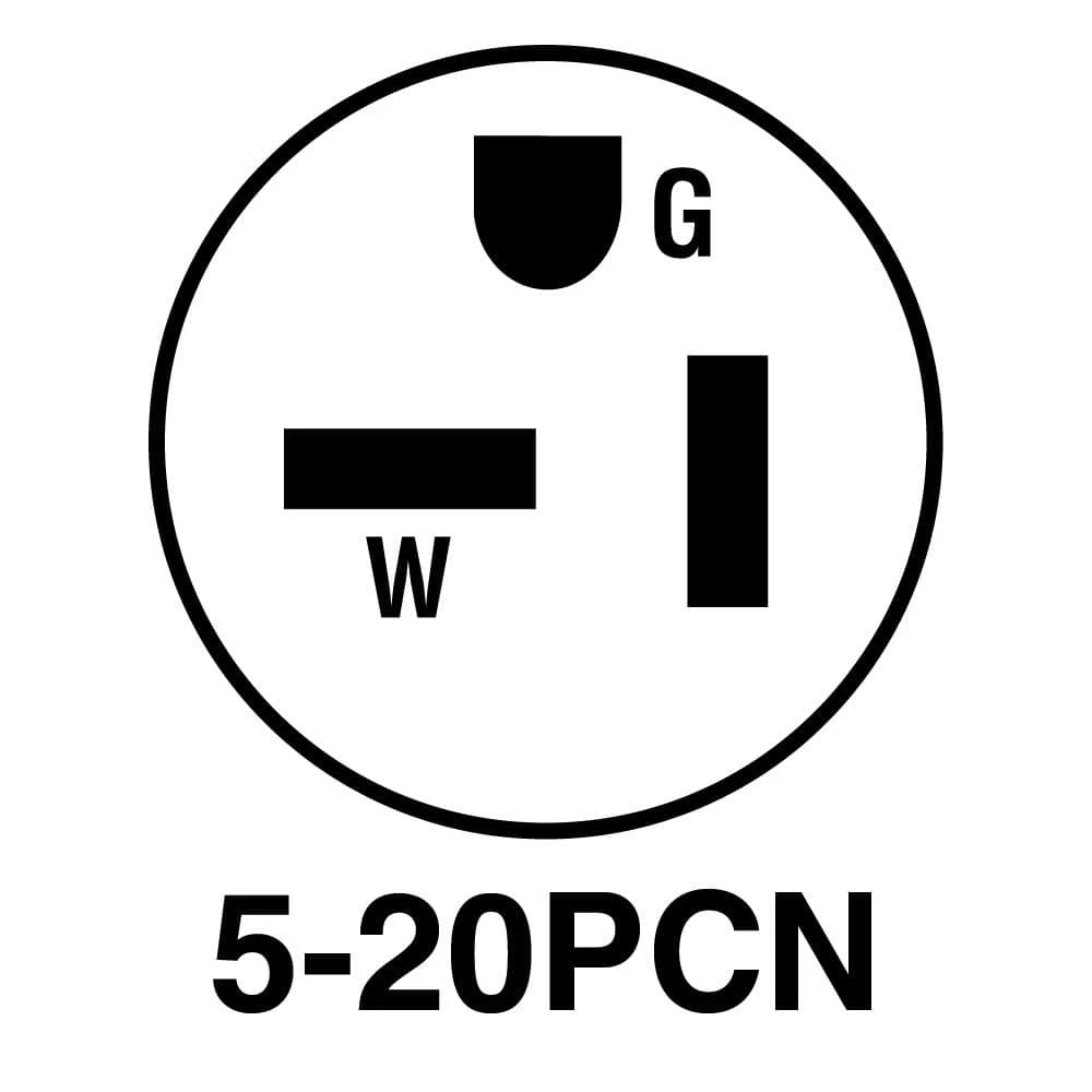 Pass & Seymour Clamp-Lock 20 Amp 125-Volt NEMA 5-20P Straight Blade Plug by Legrand 6 Pass & Seymour Clamp-Lock 20 Amp 125-Volt NEMA 5-20P Straight Blade Plug by Legrand - Image 4