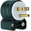 Pass & Seymour Extra-Hard Use 15 Amp 125-Volt NEMA 5-15P Angled Straight Blade Plug by Legrand -Legrand Sales black white legrand electrical plugs connectors ps5266ssanccv4 64 1000