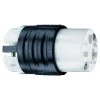 Pass & Seymour Extra-Hard Use 20 Amp 250-Volt NEMA 6-20R Straight Blade Connector by Legrand -Legrand Sales black white legrand electrical plugs connectors ps5469xccv4 64 1000