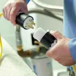 Pass & Seymour Turnlok 15 Amp 125-Volt NEMA L5-15R Locking Connector by Legrand -Legrand Sales black white legrand electrical plugs connectors psl515cccv3 44 1000