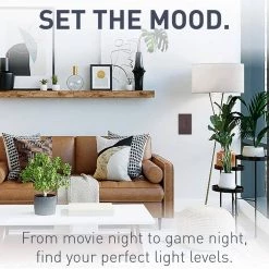 Radiant 450 Watt Single Pole/3-Way LED/CFL/Incandescent Dimmer, Dark Bronze by Legrand -Legrand Sales dark bronze legrand dimmers rhcl453pdbccv4 4f 1000