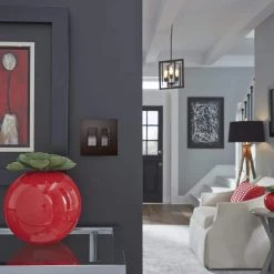 Radiant 450 Watt Single Pole/3-Way LED/CFL/Incandescent Dimmer, Dark Bronze by Legrand -Legrand Sales dark bronze legrand dimmers rhcl453pdbccv4 77 1000