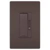 Radiant 450-Watt Single Pole/3-Way LED/CFL/Incandescent Dimmer with Wall Plate with Dark Bronze by Legrand -Legrand Sales dark bronze legrand dimmers rhcl453pwpdb 64 1000