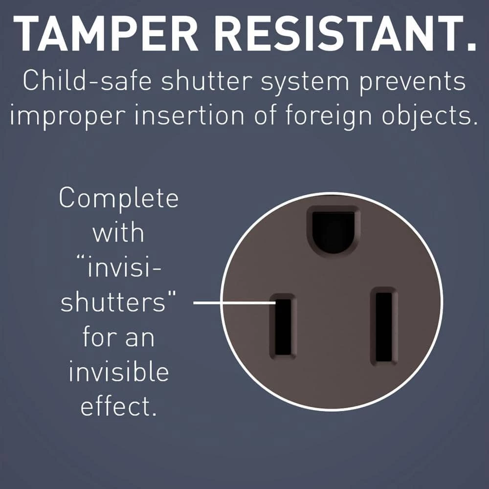 Radiant 15 Amp 125 Volt Tamper Resistant GFCI Residential/Commercial Decorator Duplex Outlet, Dark Bronze by Legrand 12 Radiant 15 Amp 125 Volt Tamper Resistant GFCI Residential/Commercial Decorator Duplex Outlet, Dark Bronze by Legrand - Image 10