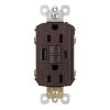 Radiant 15 Amp 125-Volt Tamper Resistant Self-Test GFCI Duplex Outlet with Type A/C USB, Dark Bronze by Legrand -Legrand Sales dark bronze legrand electrical outlets receptacles 1597trusbacdbc4 64 1000