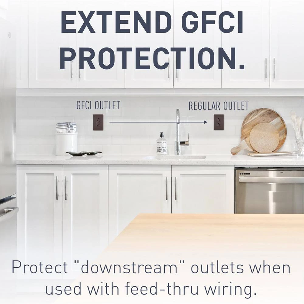 Radiant 20 Amp 125-Volt Tamper Resistant Self-Test GFCI Duplex Outlet, Dark Bronze by Legrand 10 Radiant 20 Amp 125-Volt Tamper Resistant Self-Test GFCI Duplex Outlet, Dark Bronze by Legrand - Image 8