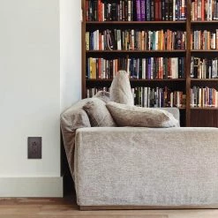 Radiant 15 Amp 125-Volt Tamper Resistant Decorator Duplex Outlet, Dark Bronze by Legrand 15 Radiant 15 Amp 125-Volt Tamper Resistant Decorator Duplex Outlet, Dark Bronze by Legrand -Legrand Sales dark bronze legrand electrical outlets receptacles 885trdbcc12 4f 1000