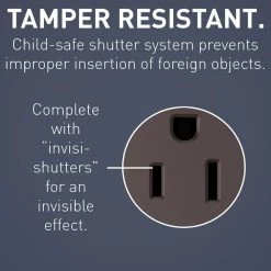 Radiant 15 Amp 125-Volt Tamper Resistant Decorator Duplex Outlet, Dark Bronze by Legrand 18 Radiant 15 Amp 125-Volt Tamper Resistant Decorator Duplex Outlet, Dark Bronze by Legrand -Legrand Sales dark bronze legrand electrical outlets receptacles 885trdbcc12 fa 1000