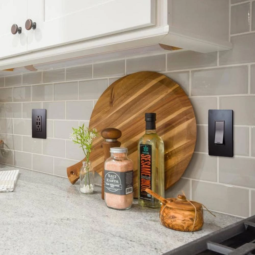 Radiant 15 Amp 125 Volt Duplex Outlet with 3.1 Amp USB, Dark Bronze by Legrand 5 Radiant 15 Amp 125 Volt Duplex Outlet with 3.1 Amp USB, Dark Bronze by Legrand - Image 3