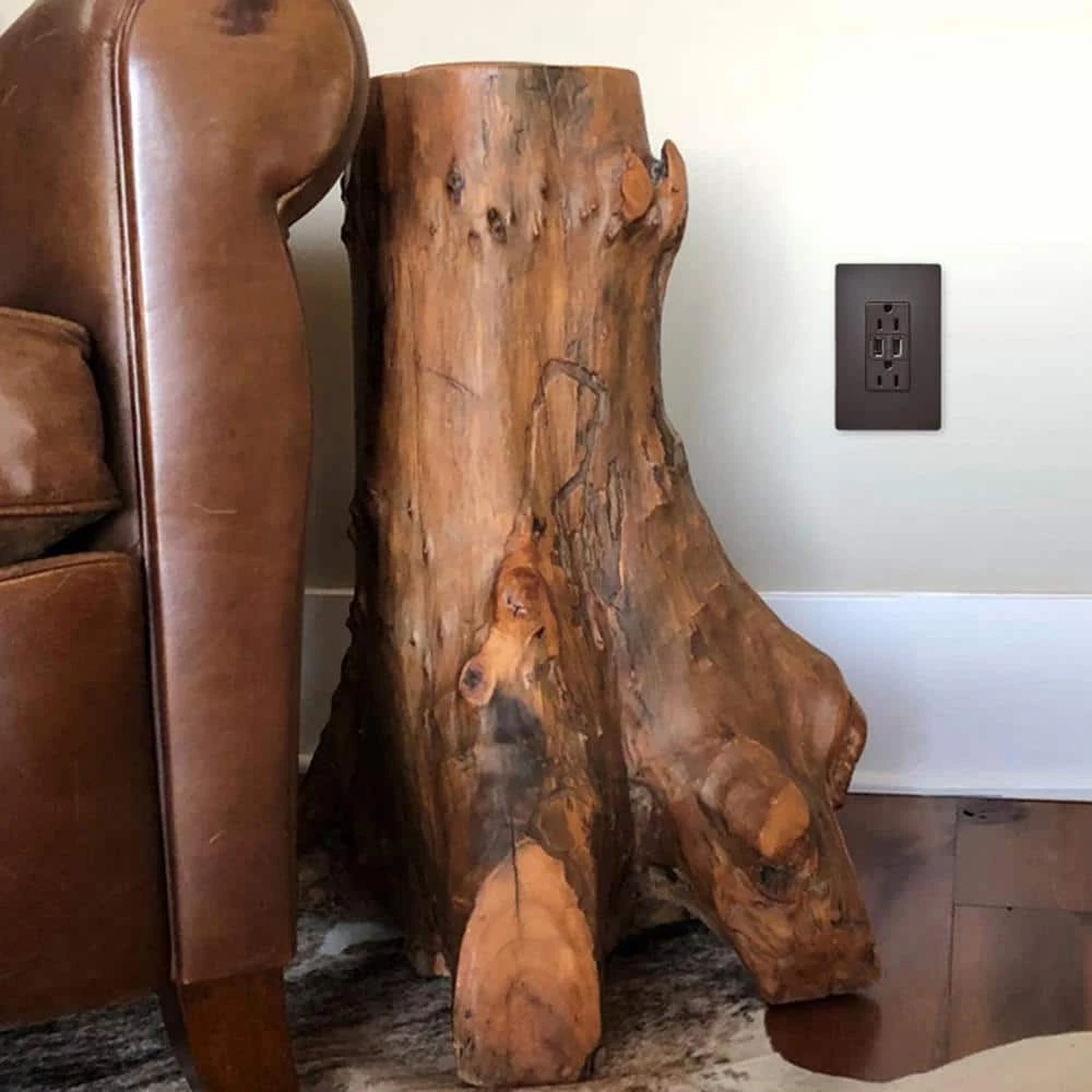 Radiant 15 Amp 125 Volt Duplex Outlet with 3.1 Amp USB, Dark Bronze by Legrand 6 Radiant 15 Amp 125 Volt Duplex Outlet with 3.1 Amp USB, Dark Bronze by Legrand - Image 4