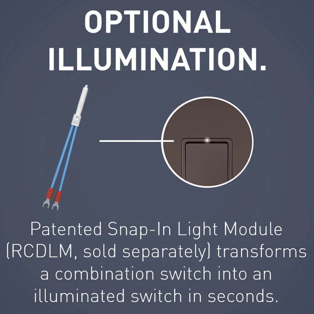 Radiant 15 Amp 120-Volt 2-Switch 3-Way plus 3-Way Combination Decorator Rocker Light Switch, Dark Bronze by Legrand 9 Radiant 15 Amp 120-Volt 2-Switch 3-Way plus 3-Way Combination Decorator Rocker Light Switch, Dark Bronze by Legrand - Image 7