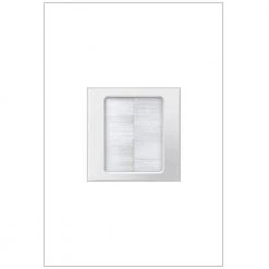 Adorne 1-Gang Brush Plate Wall Plate, White (1-Pack) by Legrand