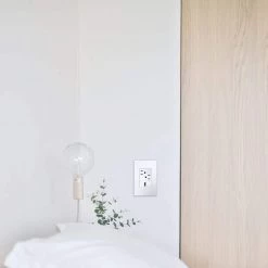 Adorne 1 Gang Plus Decorator/Rocker Wall Plate, Gloss White (1-Pack) by Legrand -Legrand Sales gloss white legrand rocker light switch plates awp1g3wh4 66 1000