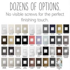 Adorne 2 Gang Decorator/Rocker Wall Plate, Gloss White (1-Pack) by Legrand -Legrand Sales gloss white1 legrand rocker light switch plates awp2gwh4 1f 1000