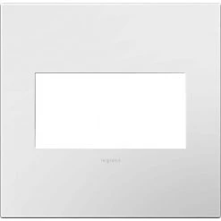 Adorne 2 Gang Decorator/Rocker Wall Plate, Gloss White (1-Pack) by Legrand
