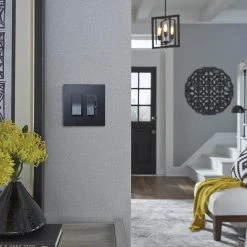 Radiant 450-Watt Single Pole/3-Way LED/CFL/Incandescent Dimmer, Graphite by Legrand -Legrand Sales graphite legrand dimmers rhcl453pgccv4 66 1000