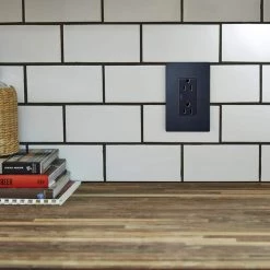 Radiant 15 Amp 125-Volt Tamper Resistant Decorator Duplex Outlet, Graphite by Legrand -Legrand Sales graphite legrand electrical outlets receptacles 885trgcc12 4f 1000