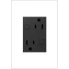 Adorne 15 Amp 125-Volt Tamper-Resistant Self-Test Plus-Size Duplex GFCI Outlet, Graphite by Legrand -Legrand Sales graphite legrand electrical outlets receptacles agftr2153g4 64 1000