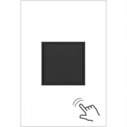 Adorne 15 Amp 125-Volt Tamper Resistant 1-Gang Pop-Out Outlet, Graphite by Legrand