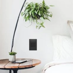 Adorne 6.0 Amp Ultra-Fast USB Type A/A Duplex Outlet, Graphite by Legrand 13 Adorne 6.0 Amp Ultra-Fast USB Type A/A Duplex Outlet, Graphite by Legrand -Legrand Sales graphite legrand electrical outlets receptacles arusb2aa6g4 1d 1000