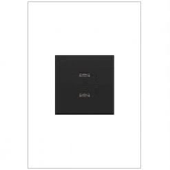 Adorne 6.0 Amp 30 Watt Ultra-Fast Plus Power Delivery USB Type-C/C, Graphite by Legrand