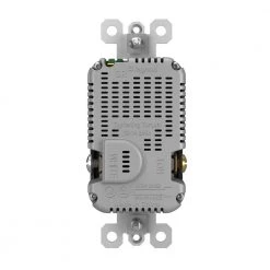 Radiant 15 Amp 125-Volt Decorator Duplex Outlet with 6.0 Amp Type A/C USB, Graphite by Legrand -Legrand Sales graphite legrand electrical outlets receptacles r26usbac6g c3 1000