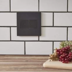 Adorne Touch 15 Amp Single-Pole/3-Way Switch, Graphite by Legrand -Legrand Sales graphite legrand light switches asth1532g2 c3 1000