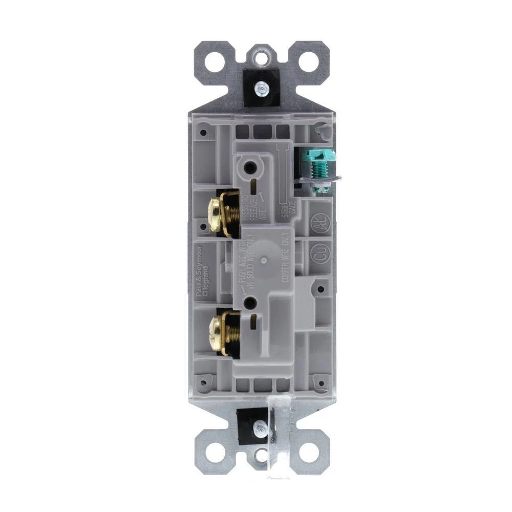 Radiant 15 Amp 120-Volt Single-Pole Decorator/Rocker Light Switch, Graphite by Legrand 10 Radiant 15 Amp 120-Volt Single-Pole Decorator/Rocker Light Switch, Graphite by Legrand - Image 8