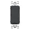 Radiant 15 Amp 120-Volt Single-Pole Decorator/Rocker Light Switch, Graphite by Legrand -Legrand Sales graphite legrand light switches tm870gcc10 64 1000