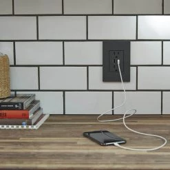 Adorne 1 Gang Decorator/Rocker Wall Plate, Grahite (1-Pack) by Legrand 16 Adorne 1 Gang Decorator/Rocker Wall Plate, Grahite (1-Pack) by Legrand -Legrand Sales graphite legrand rocker light switch plates awp1g2gr6 c3 1000