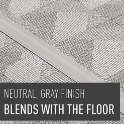 Wiremold Corduct 50 ft. 1-Channel Over-Floor Cord Protector, Gray by Legrand -Legrand Sales gray legrand cable raceways cdg 50 44 1000