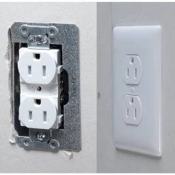 1-Gang Flush-Fit Wall Plate Spacer (10-Packs of 3) by RACO -Legrand Sales gray raco wall plate accessories 999x 44 1000 1