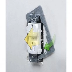 1-Gang Flush-Fit Wall Plate Spacer (10-Packs of 3) by RACO -Legrand Sales gray raco wall plate accessories 999x 4f 1000 1