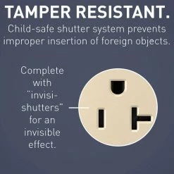 Radiant 20 Amp 125-Volt Tamper Resistant GFCI Residential/Commercial Decorator Duplex Outlet with Type A/C USB, Ivory by Legrand -Legrand Sales ivory legrand electrical outlets receptacles 2097trusbaci fa 1000