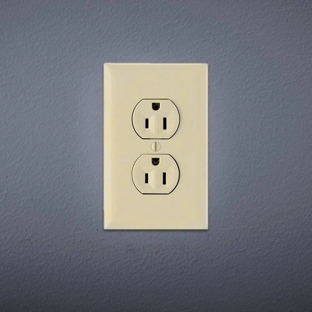 Pass & Seymour 15 Amp 125-Volt Tamper Resistant Commercial Grade Backwire Duplex Outlet, Ivory by Legrand 4 Pass & Seymour 15 Amp 125-Volt Tamper Resistant Commercial Grade Backwire Duplex Outlet, Ivory by Legrand - Image 2