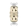 Pass & Seymour 20 Amp 125-Volt Tamper Resistant Commercial Grade Backwire Duplex Outlet, Ivory by Legrand -Legrand Sales ivory legrand electrical outlets receptacles tr5362icc12 64 1000